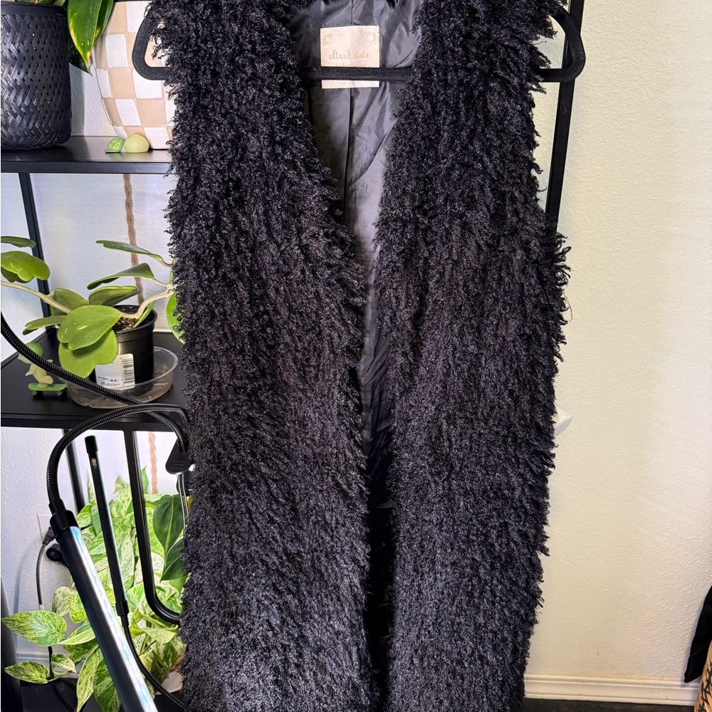 Altar'd State Black Textured Vest